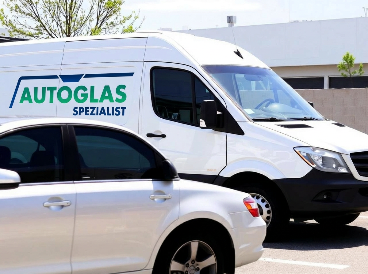 Mobiler Autoglas-Service Van